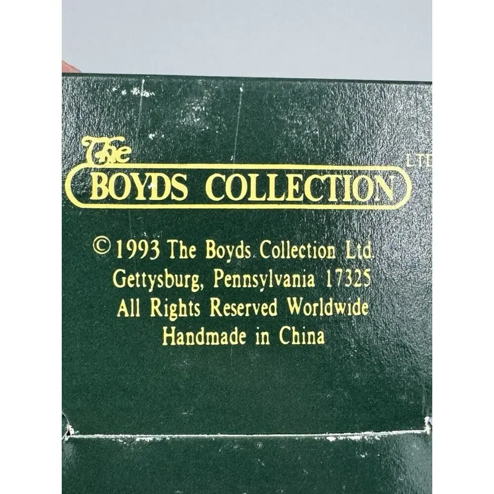 1998 Boyds Bears Feldman D and Dooley Painless and Patient Figurine 227710